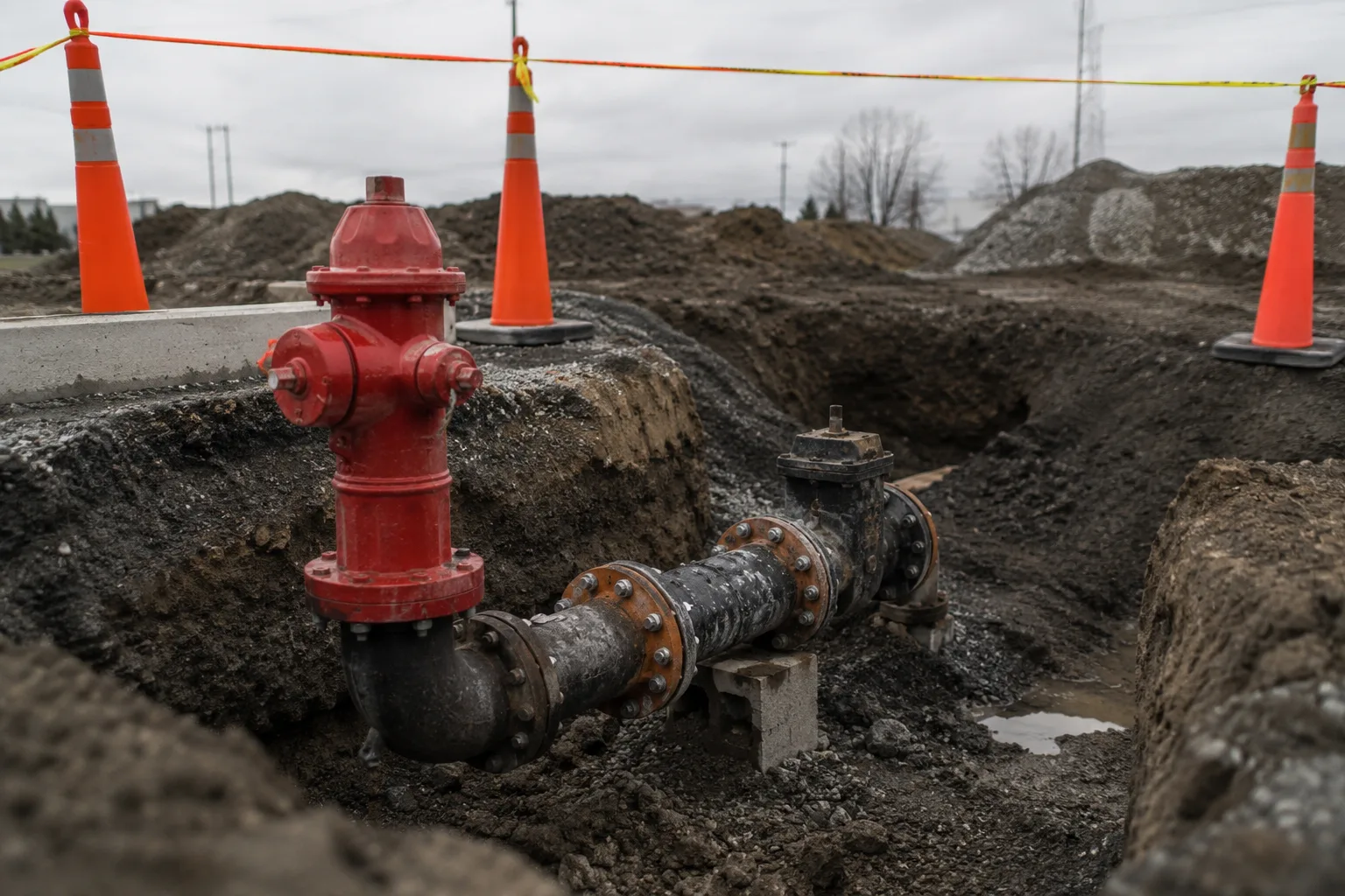 How Underground Fire Line Services Ensure Building Safety