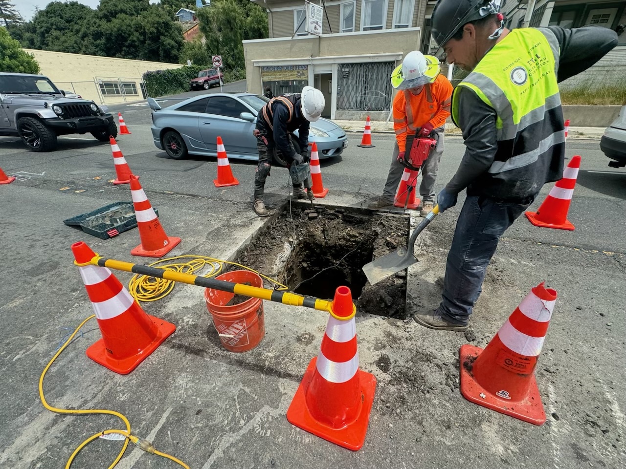 Bay Area underground construction project