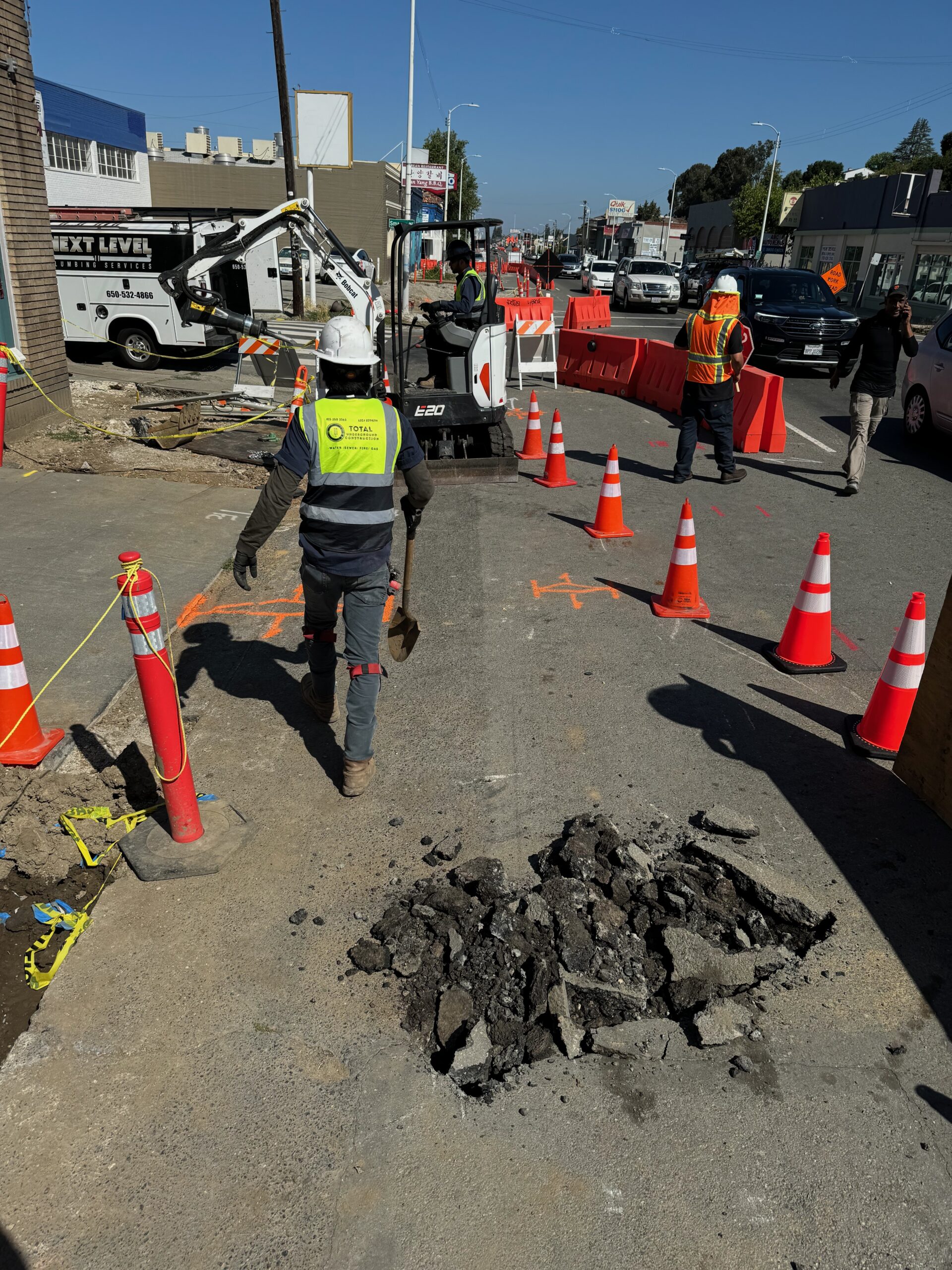 Underground construction project completed in San Leandro