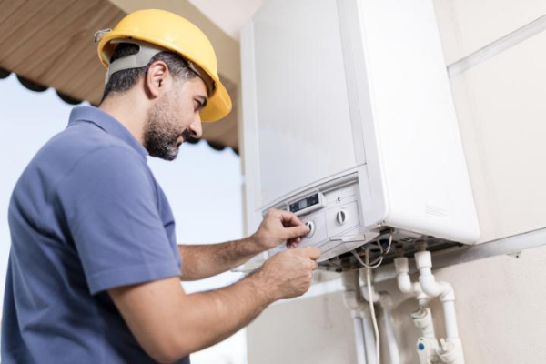 Commercial water heater installation in San Leandro