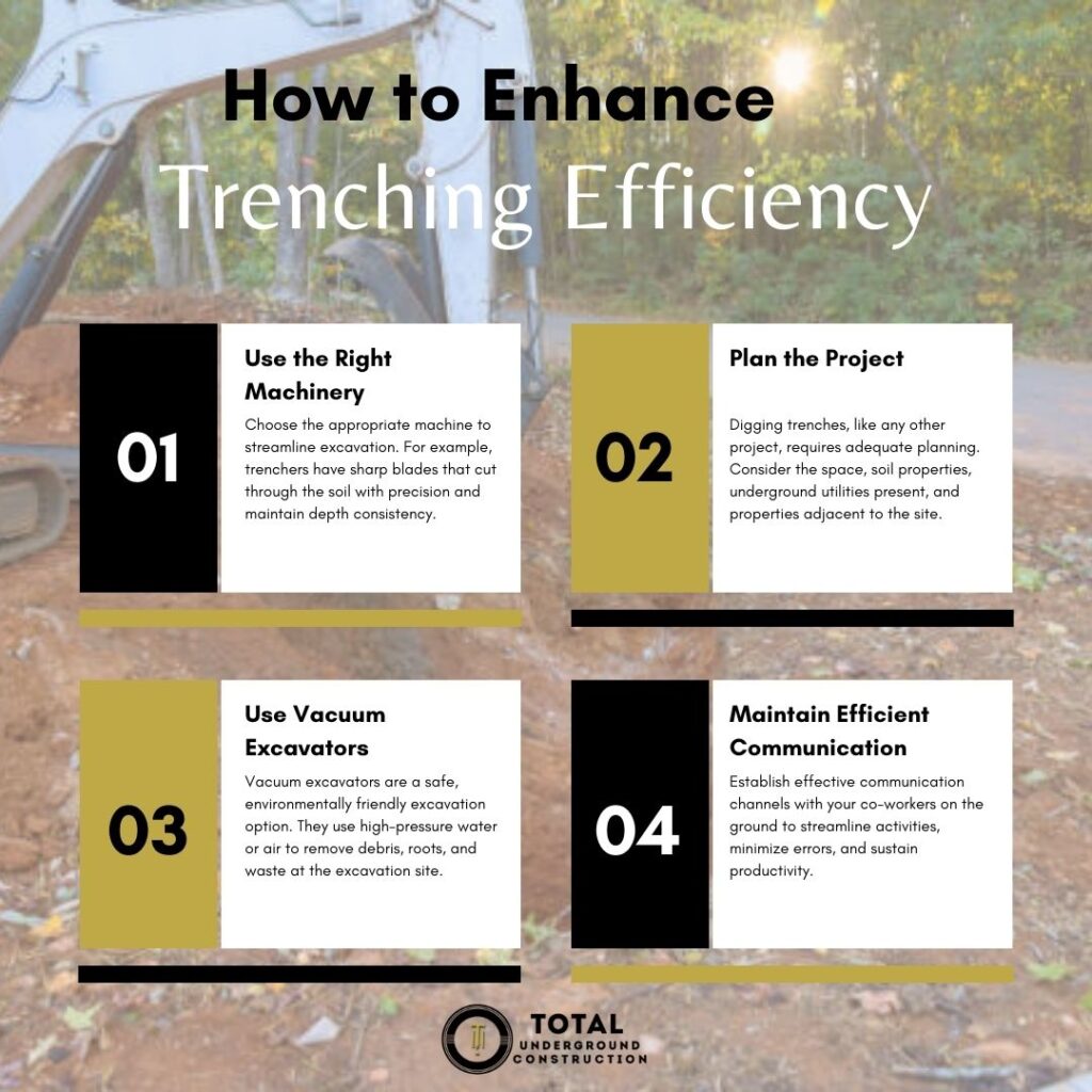 How to Enhance Trenching Efficiency