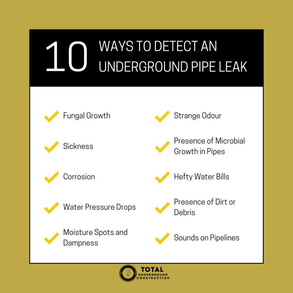 Ways to Detect an Underground Pipe Leak