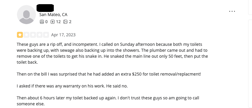 Express Plumbing Review 5